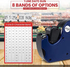 Perco Pro 1 Line Date Label Gun Kit, Includes 8 Digits Date Gun Labeler - Image 3