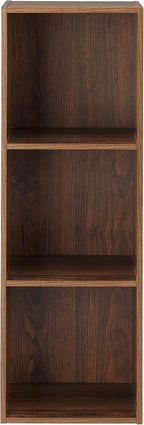 Whitmor 3 Cube Bookcase Storage Organizer, 3 Tier Stackable MDF Bookshelf - Image 3