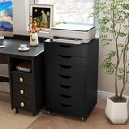 Giantex 7-Drawer Storage Cabinet, Mobile File Organizer - Image 2