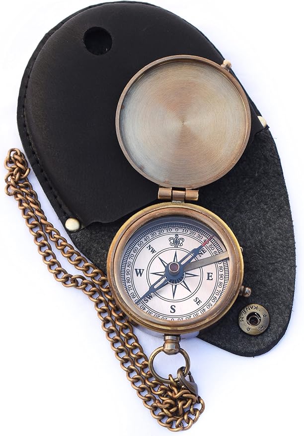 A S Handicrafts Engraved Compass Gift - Image 2