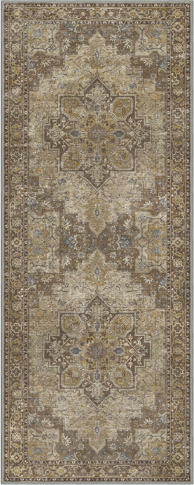 GENIMO 2x10 Runner Rugs for Hallway, Machine Washable Non Slip Vintage Rugs - Image 7