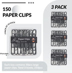 NEEWAY Colorful Large Paper Clips, 2 Inch Jumbo Paper Clips, 3 Pack of 50 - Image 3