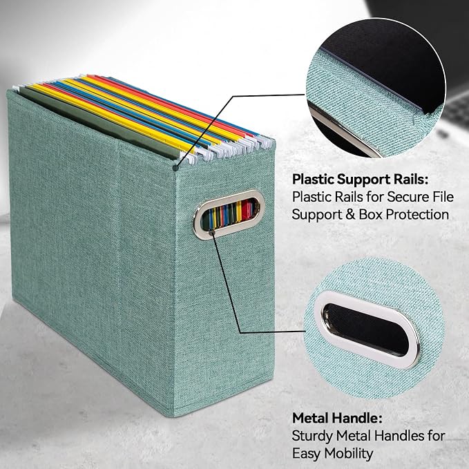 ComfortKeeper 4 Packs Letter Size File Organizer, File Folders Organizer - Image 4