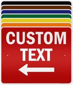 Custom Arrow, Custom Directional Sign, Left Arrow, 24x30 Inches, 3M EGP by MySignCenter
