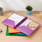 Amazon Basics Heavy Duty Plastic Folders - Image 6