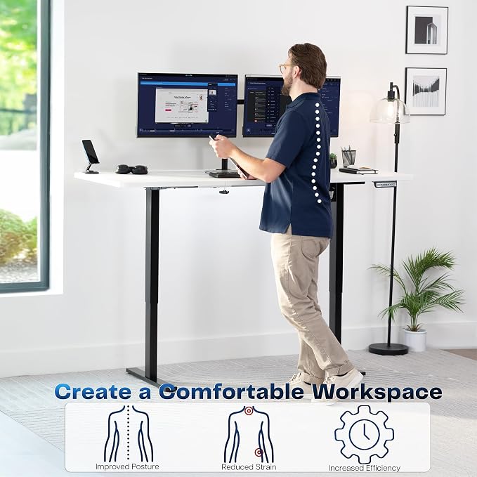 VIVO Electric 71 x 30 in Standing Desk, Memory Height Adjustment, 1B Series - Image 4