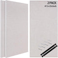 BUBOS 2 PCS Fabric Acoustic Panels, 47.2''x23.8'' Decorative Sound Dampening by BUBOS