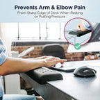 EdgeRest PostureUp L-Shaped Desk Long Wrist Rest Elbow, Forearm & Wrist Comfort - Image 6
