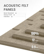 Large Felt Bulletin Board 48" x 36" Cork Board Alternative-12 Pack - Image 4