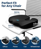 Everlasting Comfort Doctor Recommended Memory Foam Seat Cushion - Image 4