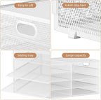 Marbrasse 5 Tier Desktop Literature Organizer, Mesh Paper Organizer Desk - Image 4