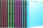 MAKHISTORY Telescoping 3 Ring Binder-12PCS, Flexible Binder by MAKHISTORY
