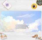 Blue Cloud XXL Large Extended Gaming Mouse Pad Computer Mat Aesthetics Mousepad - Image 2
