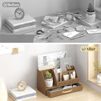 Wisuce Bamboo Mail Organizer Countertop - Image 6