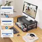 OPNICE Computer Monitor Stand Riser, Desk Organizer - Image 4