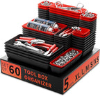 FLYVOLE Tool Box Organizer Tray, Toolbox Desk Drawer Organizer, Tool Box Tray by FLYVOLE