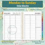 SUNEE 2026 Appointment Book, Quarter-Hourly, Weekly & Monthly - Image 2