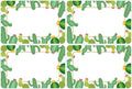 Wonmon 200 PCS Cactus Name Tags Stickers, Self Adhesive Cute Cactus Name Tag by wonmon