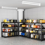cynnda 4-Tier 60" W X 24" D X 60" H Garage Shelves 2500LBS Heavy Duty Shelving - Image 6
