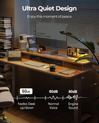 FEZIBO 60 x 24 Inch Height Adjustable Electric Standing Desk - Image 9