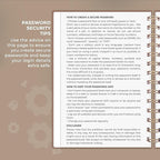 Clever Fox Password Book Spiral – Internet Address & Password Organizer - Image 5