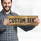 Custom Sign, Custom Street Sign, 11 Font Colors, 13 Font Styles, 4 Hole Options - Image 2