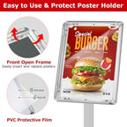 VAIIGO Heavy Duty Standing Sign Holder 8.5x11 Inch - Image 3