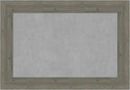 Amanti Art Grey Framed Magnetic Board 27x39 Large Vision Board by AmantiArt