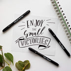 Craft 'n' Beyond Calligraphy Brush Pens Pack of 3 Small, Medium and Large - Image 3