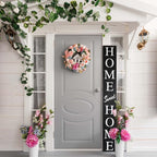 Home Sweet Home Sign for Front Door, Wood Rustic Front Porch Décor, Farmhouse - Image 3