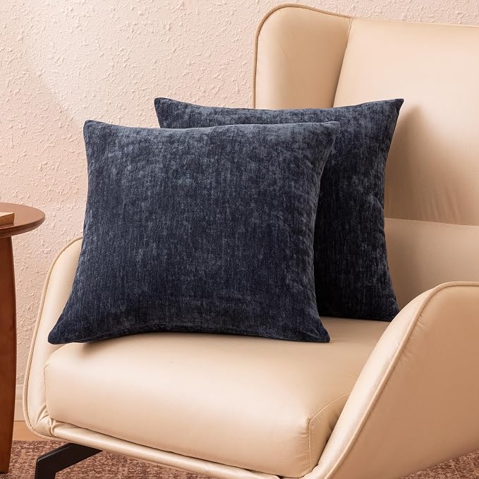 Amazon Basics Chenille Throw Pillow Covers, Home Decor Cushion Cover - Image 2