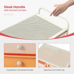 LDAILY 9 Drawer Rolling Storage Cart, Rolling Cart - Image 4