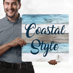 Custom Sign, Custom Street Sign, 11 Font Colors, 13 Font Styles, 4 Hole Options - Image 2