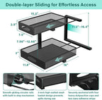 Beleeb Under Sink Organizer, Extra-Wide Upgrade, Height Adjustable Organization - Image 2