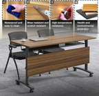 LKATOR Portable Conference Table, Folding Office Table - Image 8