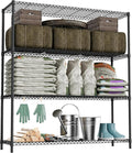 M MZG Stand Shelf Wire Rust-Proof Outdoor Storage Shelving 4-Tier Utility by MEIGAOPLASTICANDMETALHKCOLIMITED