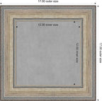 Amanti Art Silver Framed Magnetic Board 17x17 X-Small Vision Board - Image 4