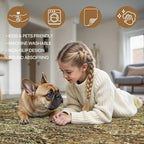 GENIMO 6x9 Area Rugs for Living Room, Machine Washable Low Pile Rugs, Chenille - Image 5