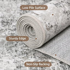 GENIMO Washable Area Rugs for Living Room, 8x10 Modern Non Slip Rugs, Low Pile - Image 4