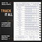 Nextnoid Hardcover Fitness Planner Workout Journal - Image 3