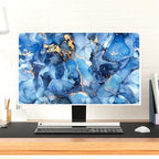 Baocicco Navy Blue Gold Marble Waterproof TV Dust Cover 50, 52 Inch Creative - Image 4