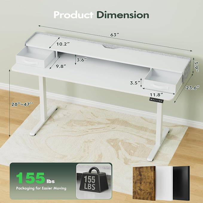 Homall Electric Standing Desk - Image 3