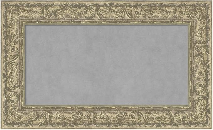 Amanti Art Silver Framed Magnetic Board 19x31 Small Vision Board by AmantiArt
