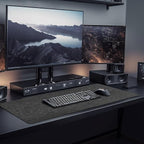 2 PCS Large Felt Desk mat, Office Computer Desk - Image 3