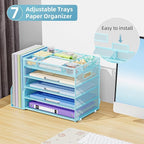Marbrasse 5-Tier Desk Organizer - Image 4