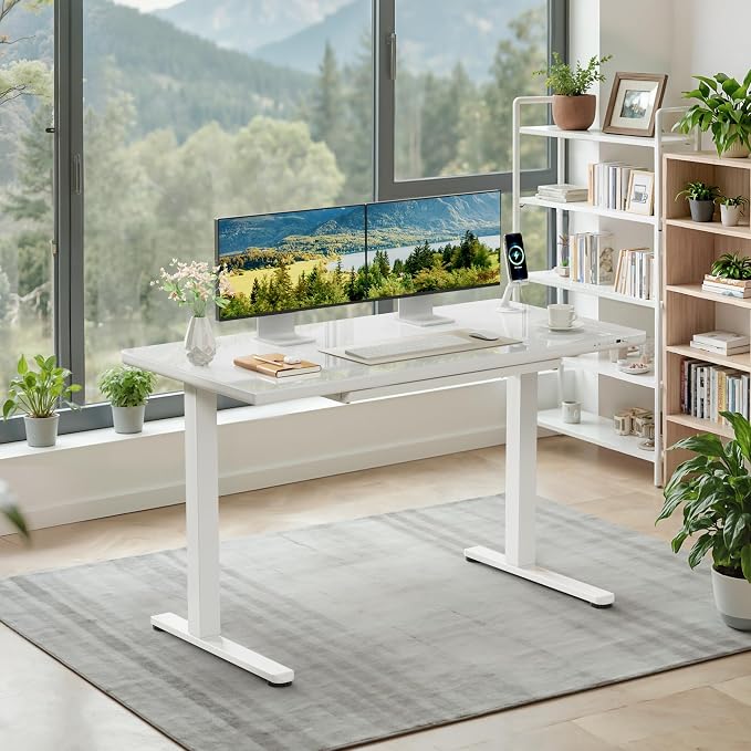Furmax Glass Standing Desk - Image 2