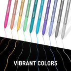 Paper Mate InkJoy Gel Pens, Retractable, Medium Point, Glittery Assorted Colors - Image 4
