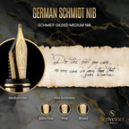 Scriveiner Personalized Black Fountain Pen - Image 5