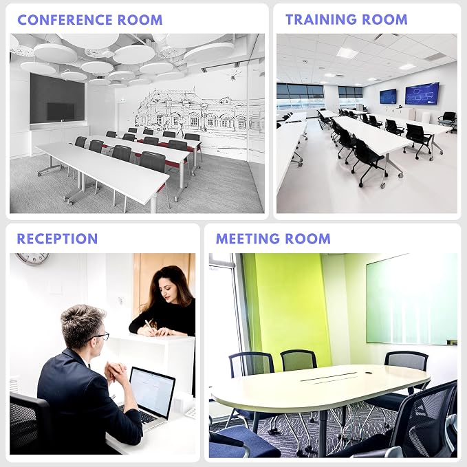 6 Pack Stackable Conference Room Chairs - Image 7