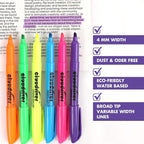 cloudriver Highlighters Bulk Pack Of 120, Chisel Tip, Quick Drying Ink - Image 4
